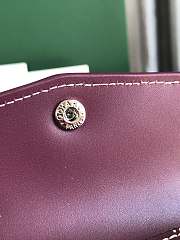 Fortok Goyard Saint-Gabriel Wallet Burgundy 12×2.5×9.3cm - 6