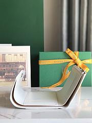 Fortok Goyard Saint-Gabriel Wallet White 12×2.5×9.3cm - 4