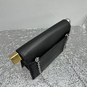 Fortok Jacquemus Black 'la Petite Pochette Rond Carre' Shoulder Bag 20×7×14cm  - 4