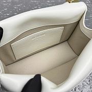 Fortok Jacquemus White 'la Petite Pochette Rond Carre' Shoulder Bag 20×7×14cm  - 6