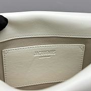 Fortok Jacquemus White 'la Petite Pochette Rond Carre' Shoulder Bag 20×7×14cm  - 5