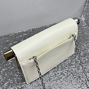 Fortok Jacquemus White 'la Petite Pochette Rond Carre' Shoulder Bag 20×7×14cm  - 4