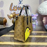 Fortok Louis Vuitton OnTheGo PM Bag With Yellow Duck M47199 25x19x11.5cm - 5