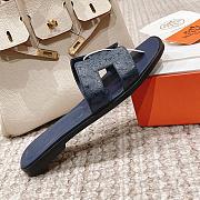 Fortok Hermes Oran Slippers Lizard Dark Blue - 6