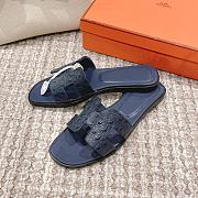 Fortok Hermes Oran Slippers Lizard Dark Blue - 3