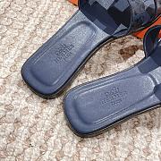 Fortok Hermes Oran Slippers Lizard Dark Blue - 2