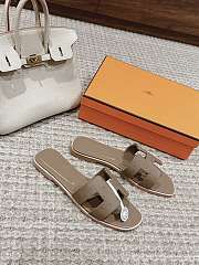 Fortok Hermes Oran Slippers Lizard Grey - 1
