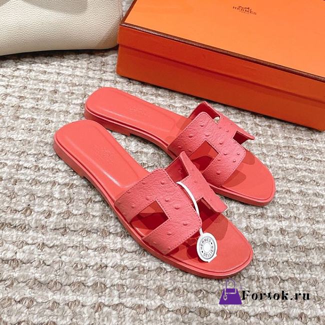 Fortok Hermes Oran Slippers Lizard Pink - 1