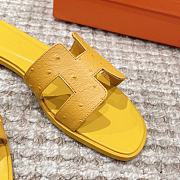 Fortok Hermes Oran Slippers Lizard Yellow - 5
