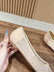 Fortok Jimmy Choo Crystal Embellished Pumps Beige - 5
