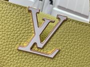 Fortok Louis Vuitton Capucines Bag Yellow Taurillon Leather M25232 27x18x9cm - 6