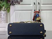 Fortok Louis Vuitton Capucines Bag Blue Navy Taurillon Leather M25211 27x18x9cm - 4