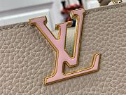 Fortok Louis Vuitton Capucines Bag Cream Taurillon Leather M24684 27x18x9cm - 4