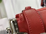 Fortok Louis Vuitton Slim Trunk Bag Red M25445 23x12x4cm - 4