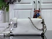 Fortok Louis Vuitton Slim Trunk Bag White M25445 23x12x4cm - 1