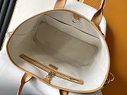 Fortok Louis Vuitton Weekend Tote Bag Blue Damier Denim 3D Cotton Canvas N40702 43x34x17.5cm  - 3
