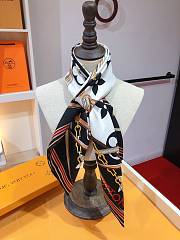Fortok Louis Vuitton Ultimate 90 Square Silk Scarf Black  - 2