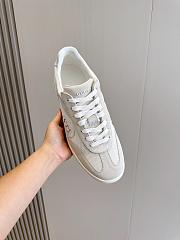 Fortok Gucci Interlocking Double G Couple Sneakers White Suede - 6