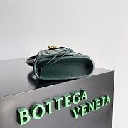 Fortok Bottega Veneta Long Clutch Andiamo Emerald Green 741511 31x13x3cm   - 2