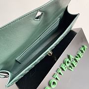 Fortok Bottega Veneta Long Clutch Andiamo Emerald Green 741511 31x13x3cm   - 5