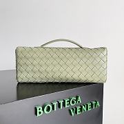 Fortok Bottega Veneta Long Clutch Andiamo Green Mint 741511 31x13x3cm - 4