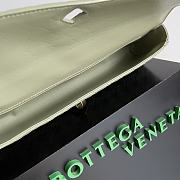 Fortok Bottega Veneta Long Clutch Andiamo Green Mint 741511 31x13x3cm - 3