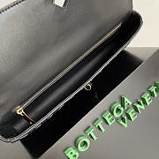 Fortok Bottega Veneta Long Clutch Andiamo Black 741511 31x13x3cm - 3