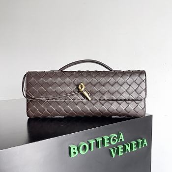 Fortok Bottega Veneta Long Clutch Andiamo Fondant 741511 31x13x3cm