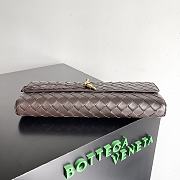 Fortok Bottega Veneta Long Clutch Andiamo Fondant 741511 31x13x3cm - 3
