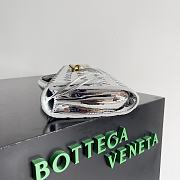 Fortok Bottega Veneta Long Clutch Andiamo Silver 741511 31x13x3cm - 6