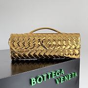 Fortok Bottega Veneta Long Clutch Andiamo Gold 741511 31x13x3cm - 1