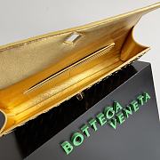Fortok Bottega Veneta Long Clutch Andiamo Gold 741511 31x13x3cm - 4