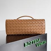 Fortok Bottega Veneta Long Clutch Andiamo Brown 741511 31x13x3cm - 6