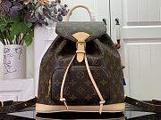 Fortok Louis Vuitton Montsouris PM Backpack Brown M11198 28x30x18cm - 1