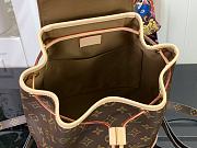 Fortok Louis Vuitton Montsouris PM Backpack Brown M11198 28x30x18cm - 3