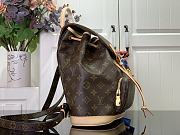 Fortok Louis Vuitton Montsouris PM Backpack Brown M11198 28x30x18cm - 2