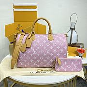 Fortok Louis Vuitton Speedy P9 Bandoulière 40 Bag Pink 40x26x23cm - 1