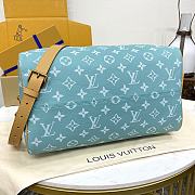 Fortok Louis Vuitton Speedy P9 Bandoulière 40 Bag Light Blue 40x26x23cm - 5