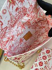 Fortok Louis Vuitton Félicie Pochette Bag Coral M11459 21x12x3cm - 3