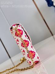 Fortok Louis Vuitton Félicie Pochette Bag Coral M11459 21x12x3cm - 2