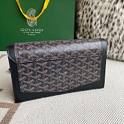 Fortok Goyard Duchess Marie-Caroline Handbag Black 25x15x6.5cm - 2