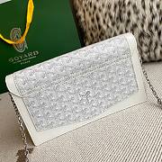 Fortok Goyard Duchess Marie-Caroline Handbag White 25x15x6.5cm - 4