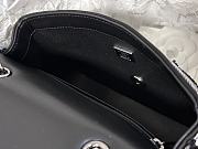 Fortok Chanel 22S Black Silver Sequin Bag CF 20cm - 5