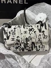 Fortok Chanel Vintage Coco Miss Graffiti Bag CF 20cm - 6