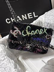 Fortok Chanel 24A Colorful Sequins CF Bag 20cm - 3
