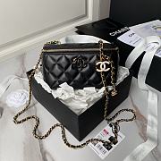 Fortok Chanel 24A Cosmetic Bag Black AP3940 17cm - 1