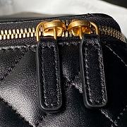 Fortok Chanel 24A Cosmetic Bag Black AP3940 17cm - 6