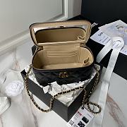 Fortok Chanel 24A Cosmetic Bag Black AP3940 17cm - 4