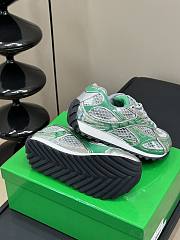 Fortok Bottega Veneta Orbit Sneakers Green - 3