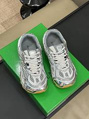 Fortok Bottega Veneta Orbit Sneakers Silver - 5